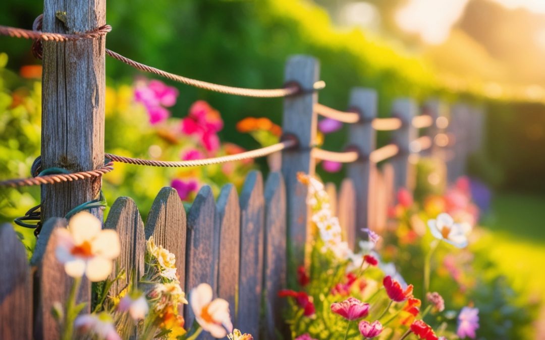 Darf man Stacheldraht auf dem Gartenzaun anbringen?